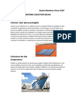 Sistema Colector Solar