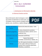 SEMANA 3: Dia-2 21/04/2020 Comunicación