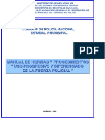 Manual de Uso Progresivo y Diferenciado de La Fuerza Policial-España