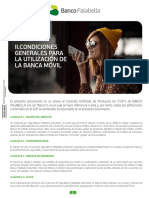 Ii - Condiciones Generales para La Utilizacio N de La Banca Mo Vil PDF