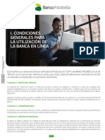 I.condiciones Generales para La Utilizacio N de La Banca en Li Nea PDF