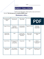 Bingo Challenge KP