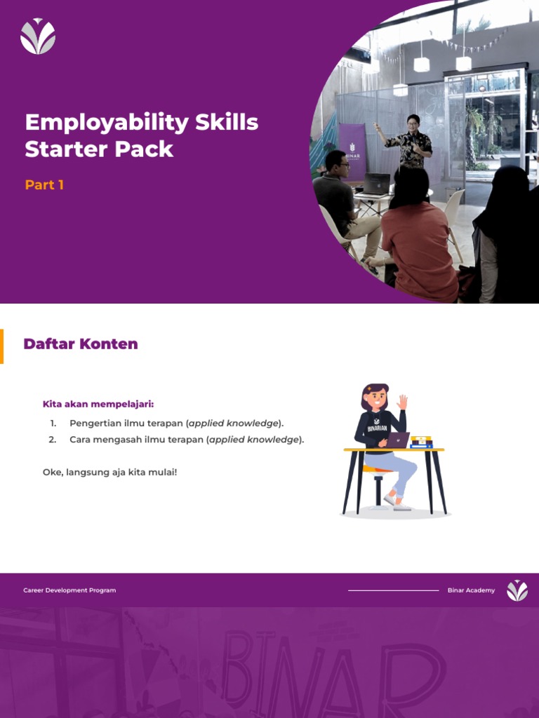 1672287339892 Employability Skill Starter Pack Part 1 Pdf