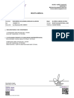 Receta Médica: Documento Creado: 08-06-2022 16:57:44 Ingrid Nuñez Sanchez 26007602-7
