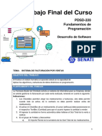 Trabajo Final Del Curso: PDSD-220 Fundamentos de Programación