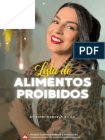 5 - Lista Alimentos Proibidos