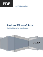 Excel Basics