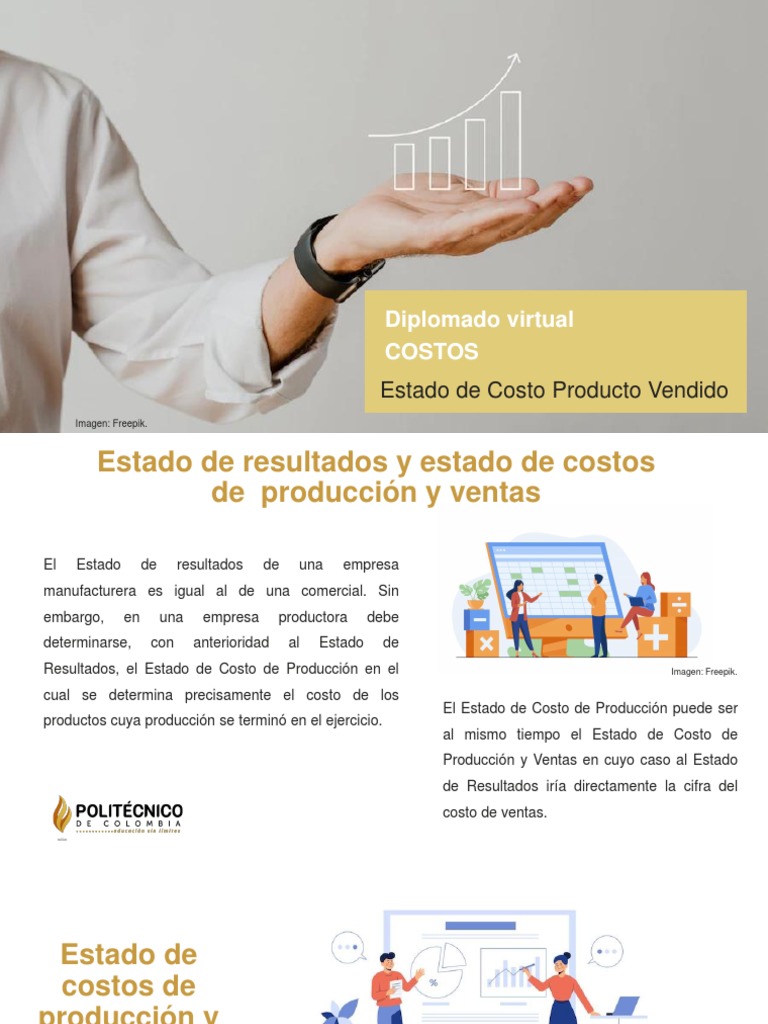 Estado de Costos de Producción y Ventas | PDF | Costo | Inventario