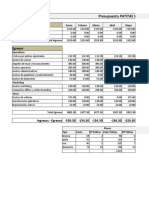 Flujo de Caja, Presupuesto y Punto de Equilibrio 2.023-3-3