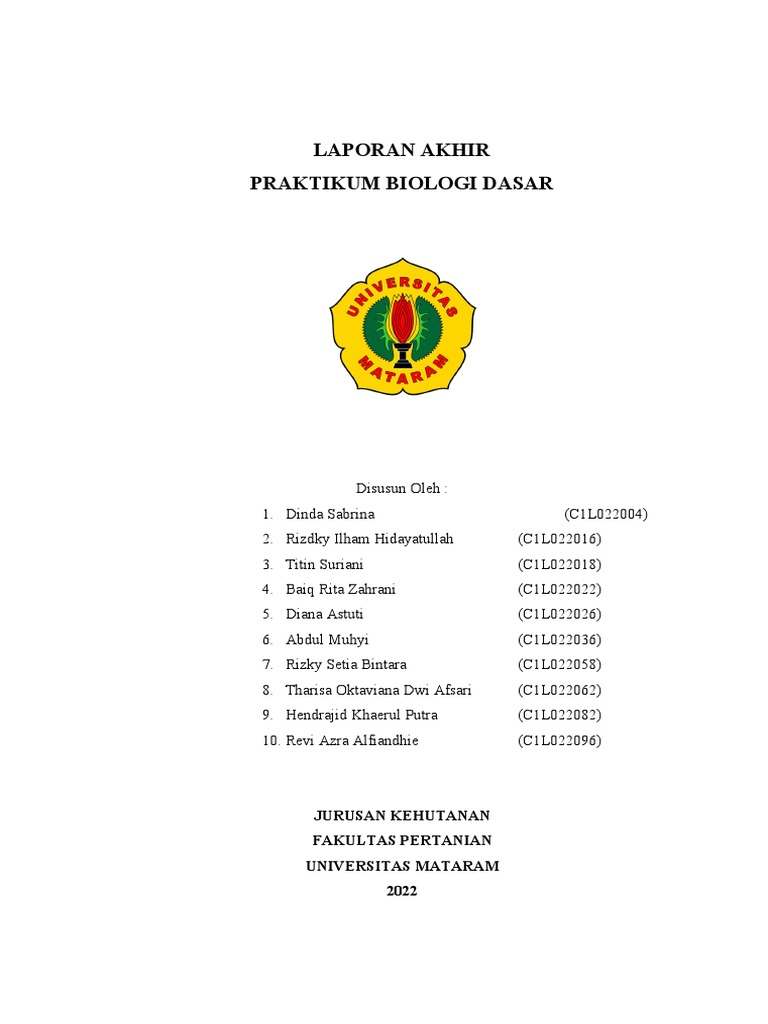 Revisi Laprak Bio 8 | PDF | Bisnis