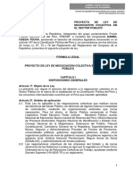 Proyecto de Ley Negociacion Colectiva VF CTSS PDF