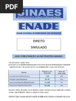 Prova Do ENADE - 2009