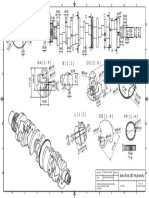 Key dimensions and measurements for mechanical drawing