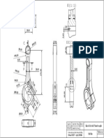 Bản vẽ 2D thanh truyền-Model