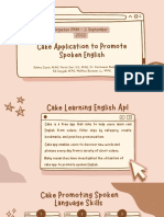 Cake App Promotes Spoken English Skills