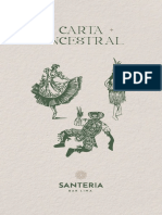Carta Ancestral Santeria Digital
