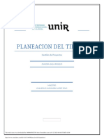 Planeacion Del Tiempo PDF