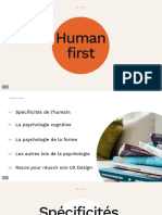 Cours UX #3 - Human First