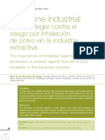 Higiene Industrial: La para Proteger Contra El Riesgo Por Inhalación de Polvo en La Industria Extractiva