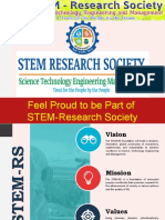Feel Proud to Advance STEM Research with STEM-RS