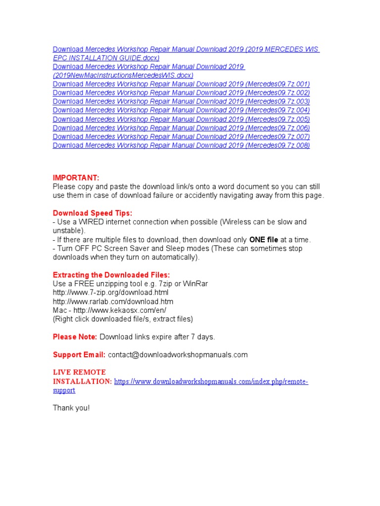 2013 MERCEDES W204 WORKSHOP MANUAL PDF FREE DOWNLOAD visual data 2