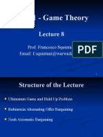 EC941 - Game Theory Lecture 8 Rubinstein Bargaining Model