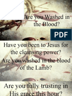 Are You Washed in The Blood