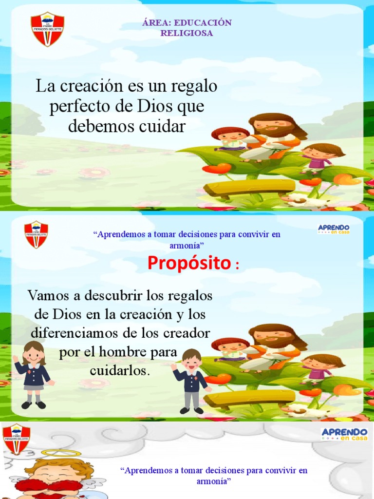 La Creación: Regalo de Dios para Niños | PDF | Crecimiento personal y ...