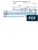 Calculating Production Costs