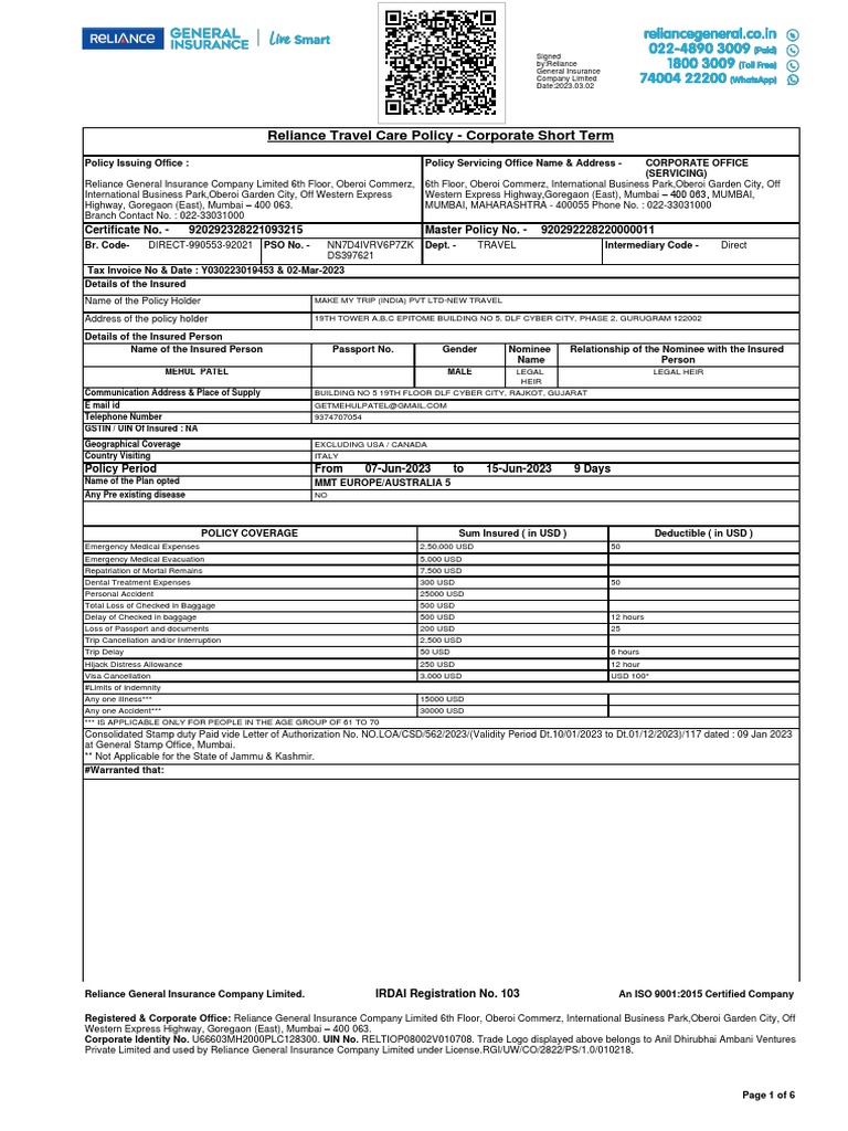 NN7D4IVRV6P7ZKDS397621 Insurance | PDF | Insurance | Underwriting