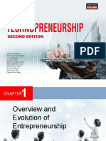 UniKL Technopreneurship Chp 1 - Overview and Evolution of Entrepreneurship