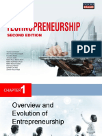 UniKL Technopreneurship CHP 1 - Overview and Evolution of Entrepreneurship