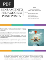 Pensamiento Pedagogico Positivista