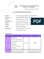 BÁO CÁO THU HOẠCH TIẾT HỌC 26.11.22