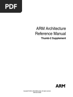 ARMv7M Architecture Reference Manual Thumb-2 Supplement PDF