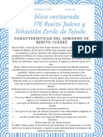 Gobierno de Benito Juárez PDF