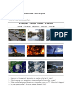 Natural Disasters and Carbon Footprints