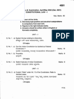 CONSTITUTIONAL LAW - I April, May 2022 (Dec. 2021) PDF