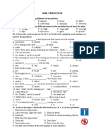 Mid-term test review