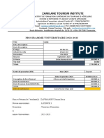 Programme Universitaire