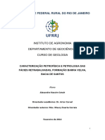 Caracterização Petrofísica e Petrologia Das Fácies Retrabalhadas, Formação Barra Velha, Bacia de Santos