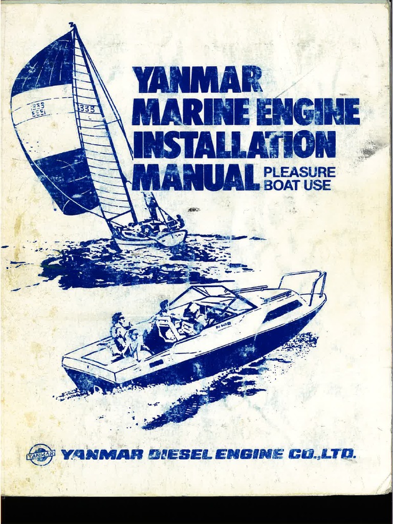 Yanmar Marine Engine Installation Manual PDF