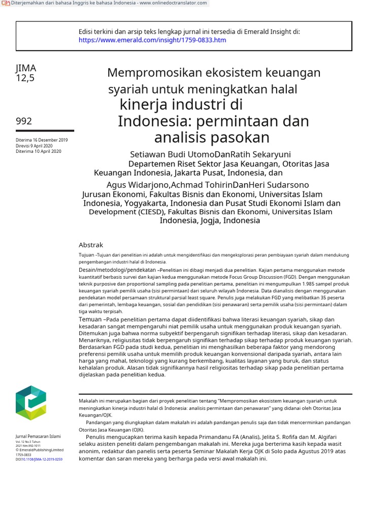Demand and Supply Halal Industry W6.en Id PDF PDF
