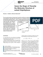 Correlations Between The Shape of Viscosity Functions and The Molecular Structure