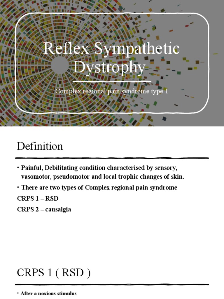 Reflex Sympathetic Dystrophy.pptx PDF