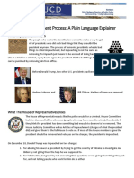 Impeachment Process Explainer - Plain Language Formatted PDF