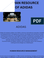 Human Resource of Adidas