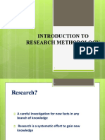 Introduction to Research Methodology Guide