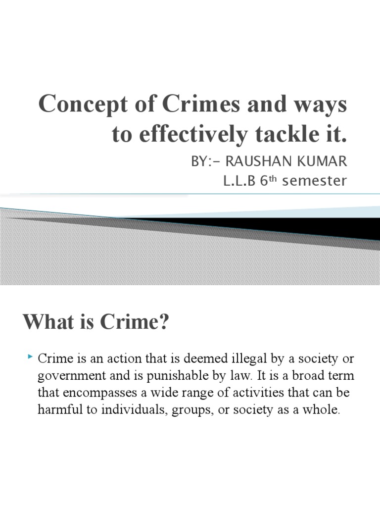 Understanding Crime: Causes and Solutions | PDF | Criminology | Crimes