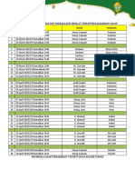 Jadwal Imam Terawih